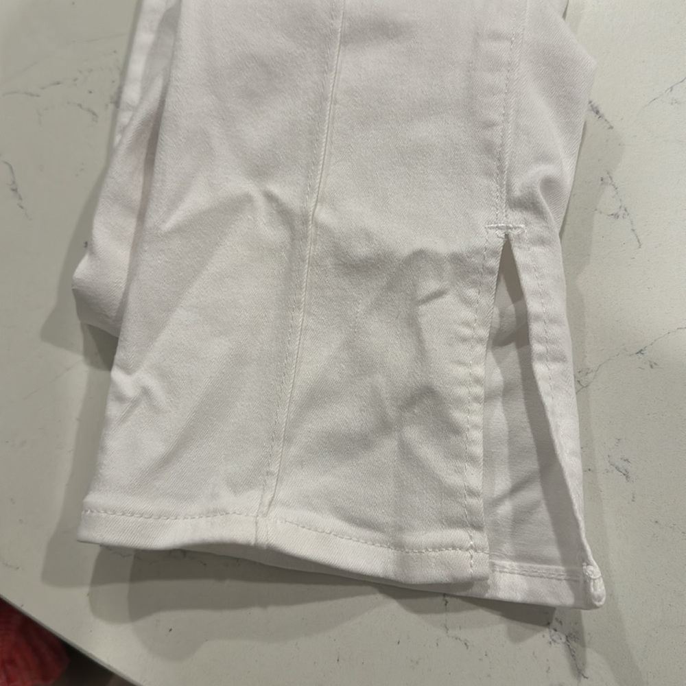 Express Skyscraper Midrise White Split Hem - image 2